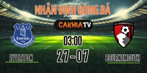 Everton vs Bournemouth Summer Series 27/07/2025