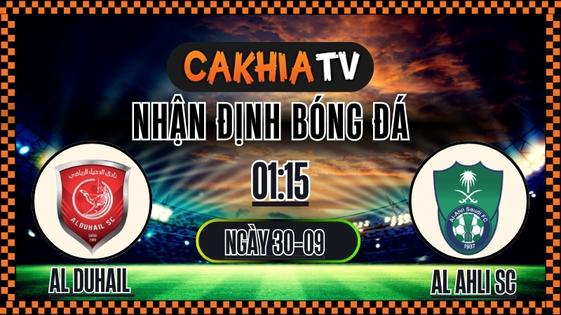 Nhận định Al Duhail vs Al Ahli SC 30/9/2025 – Soi kèo và phân tích AFC Champions League Elite